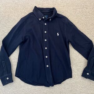 Ralph Lauren Boys featherweight cotton mesh shirt